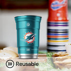 Top Cup Miami Dolphins NFL Aluminum Cup