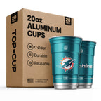 Top Cup Miami Dolphins NFL Aluminum Cup