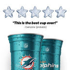 Top Cup Miami Dolphins NFL Aluminum Cup