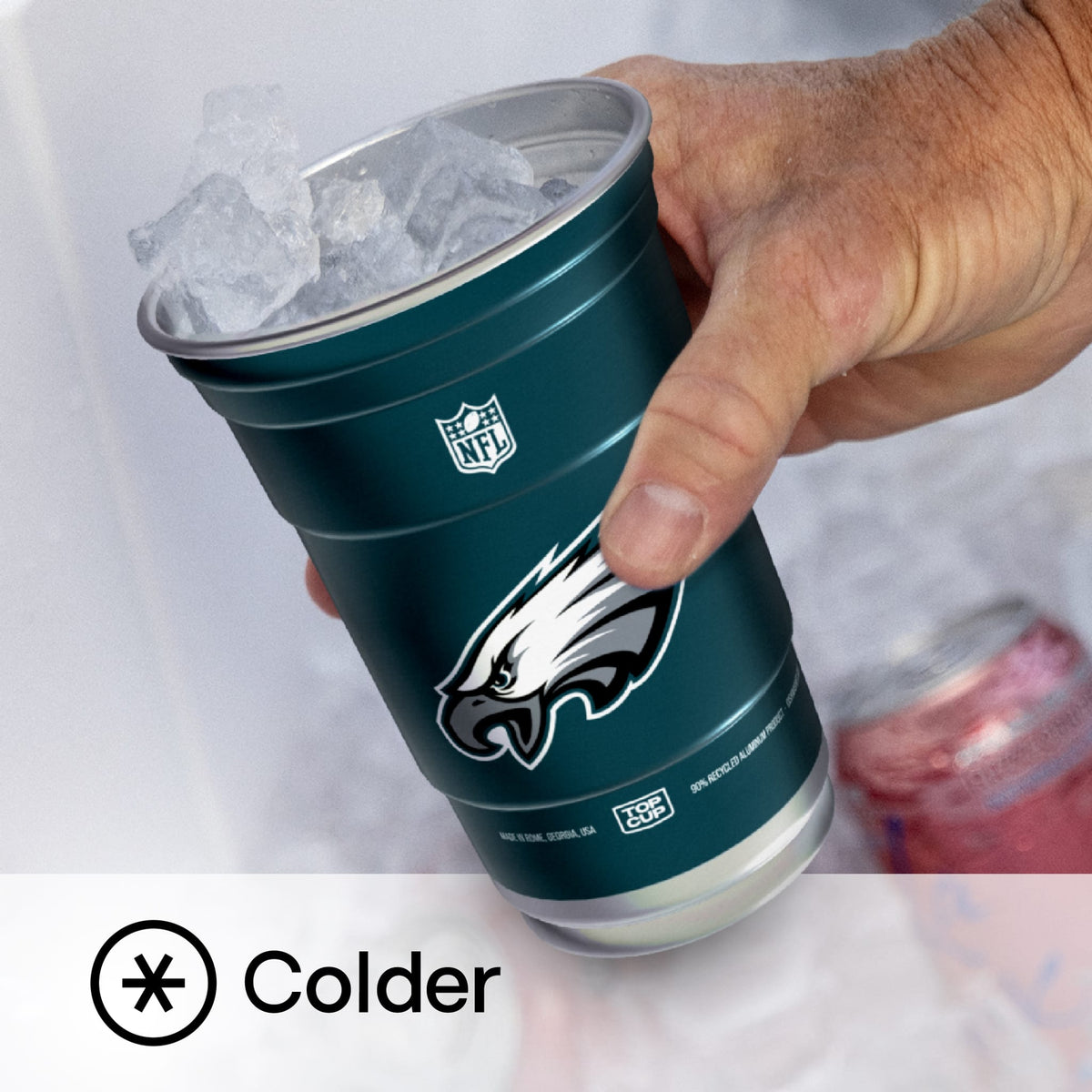 Top Cup Philadelphia Eagles NFL Aluminum Cup