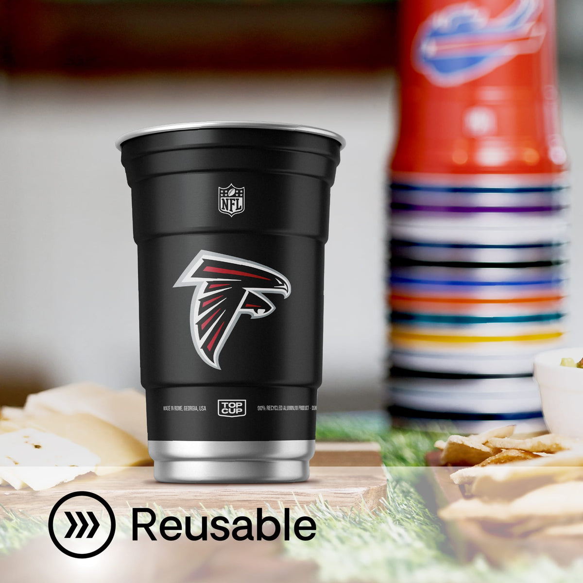 Top Cup Atlanta Falcons NFL Aluminum Cup