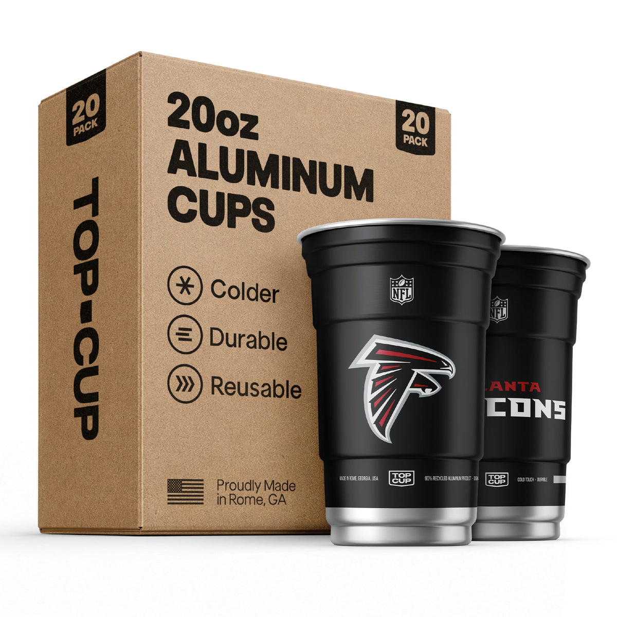 Top Cup Atlanta Falcons NFL Aluminum Cup