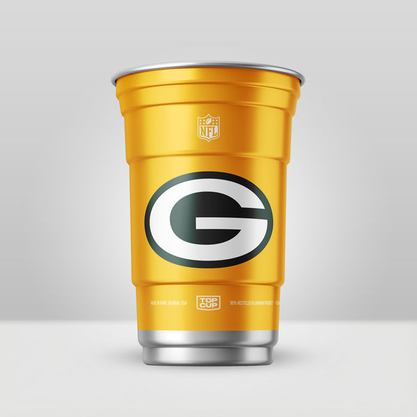 Green Bay Packers Cups · Officially Licensed NFL Aluminum · Top