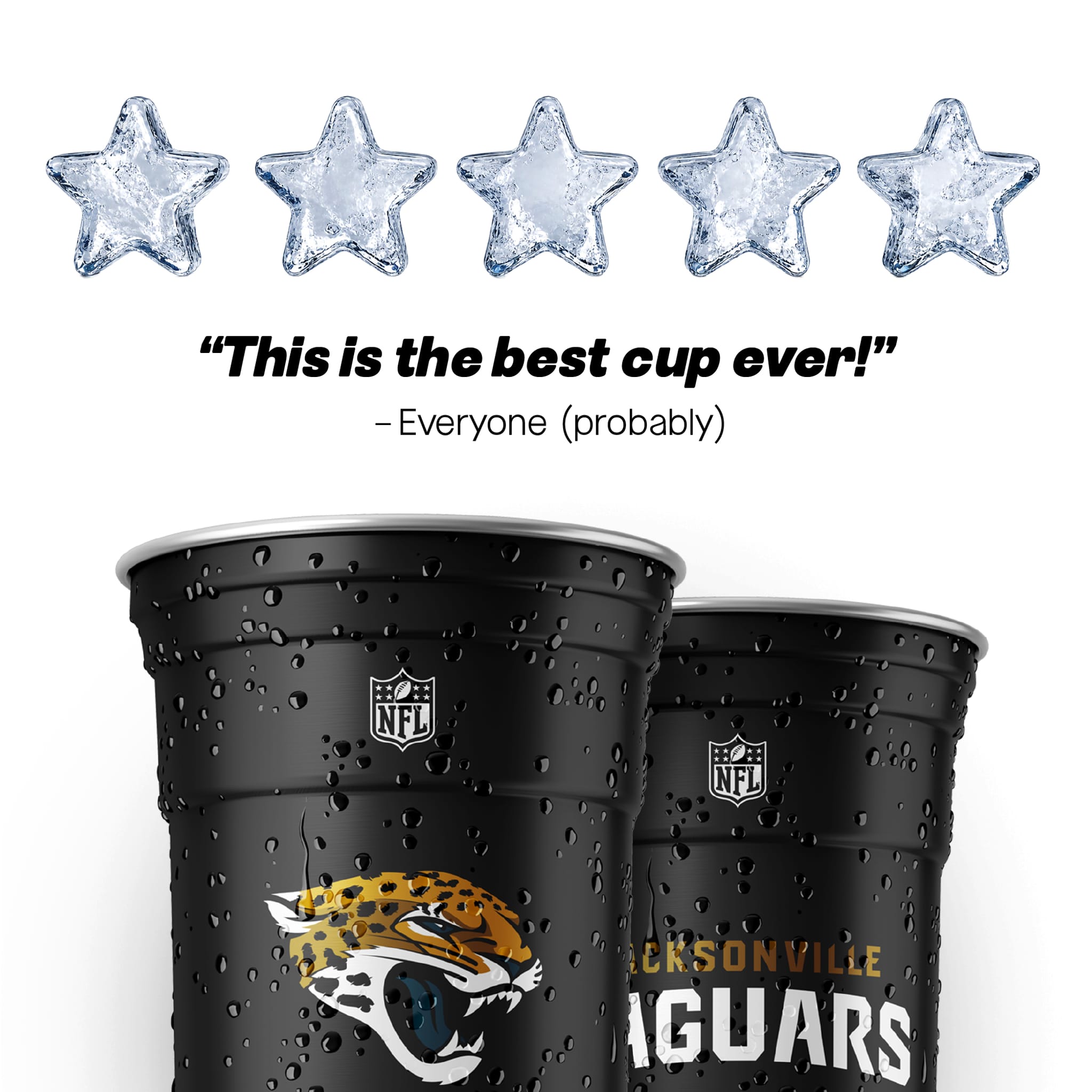 Top Cup Jacksonville Jaguars NFL Aluminum Cup