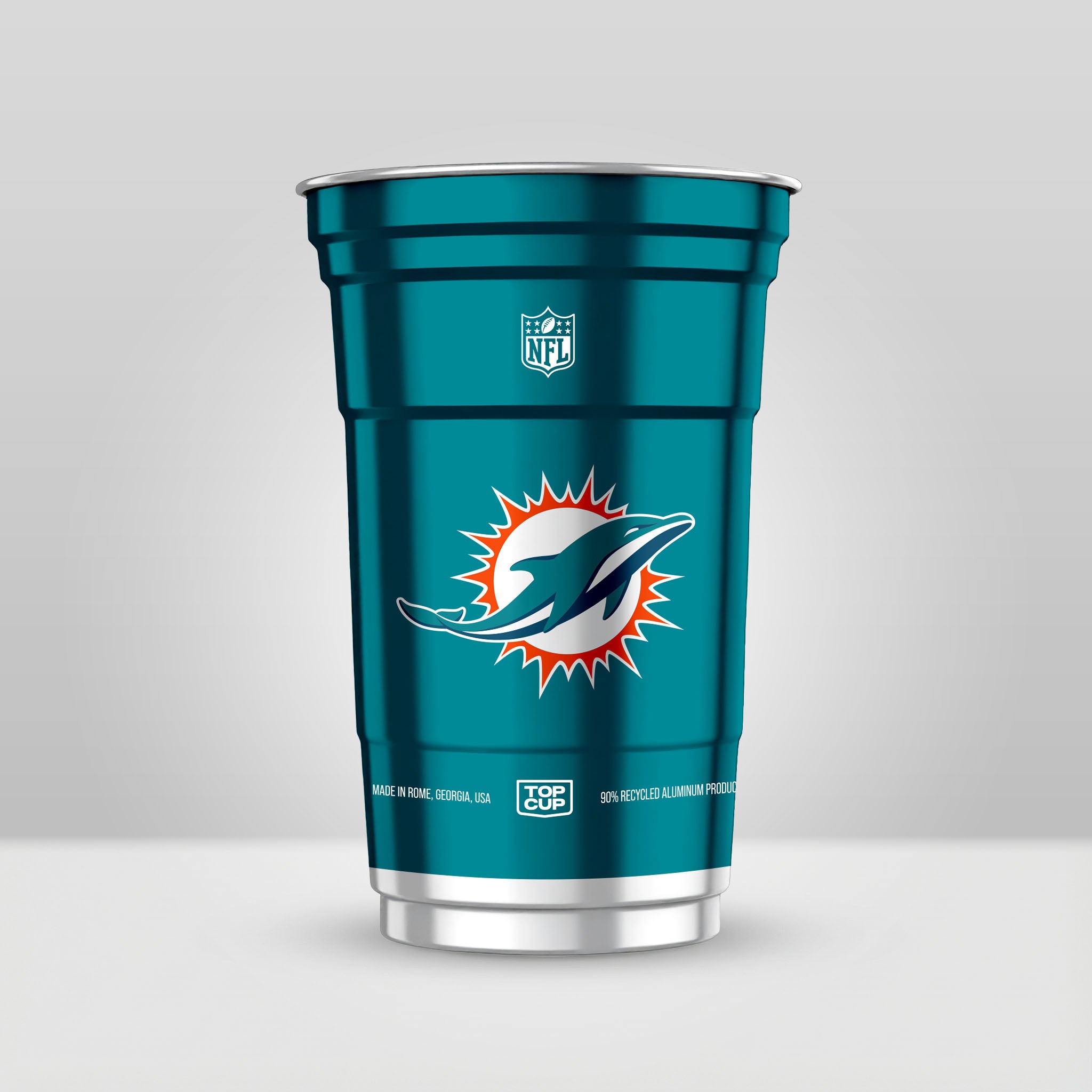 Top Cup Miami Dolphins NFL Aluminum Cup