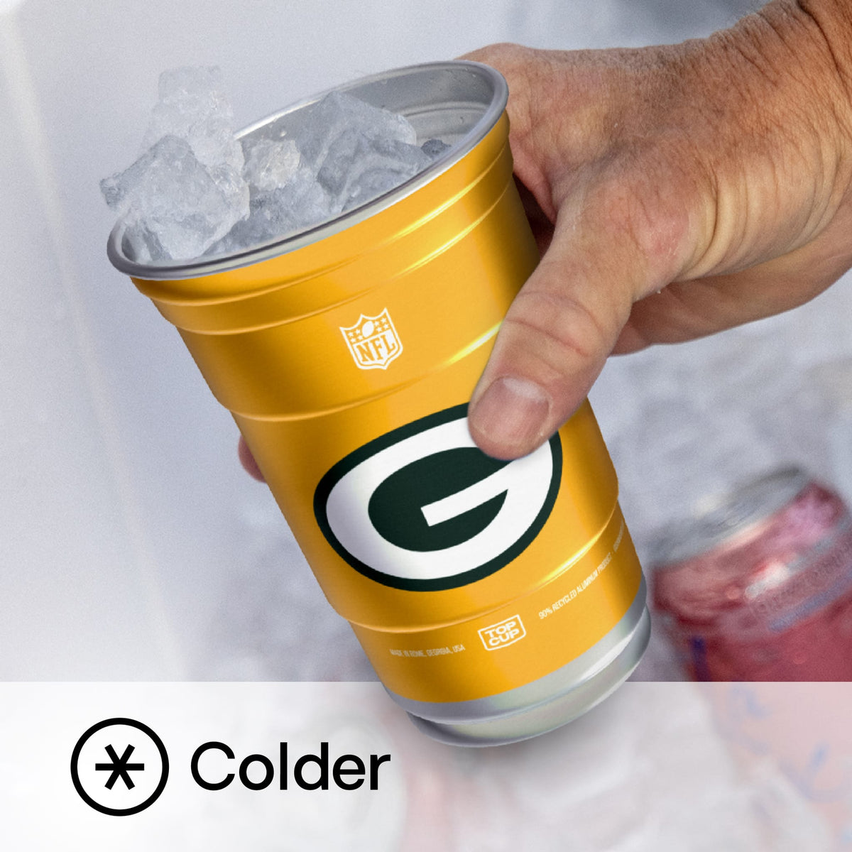 Top Cup Green Bay Packers NFL Aluminum Cup