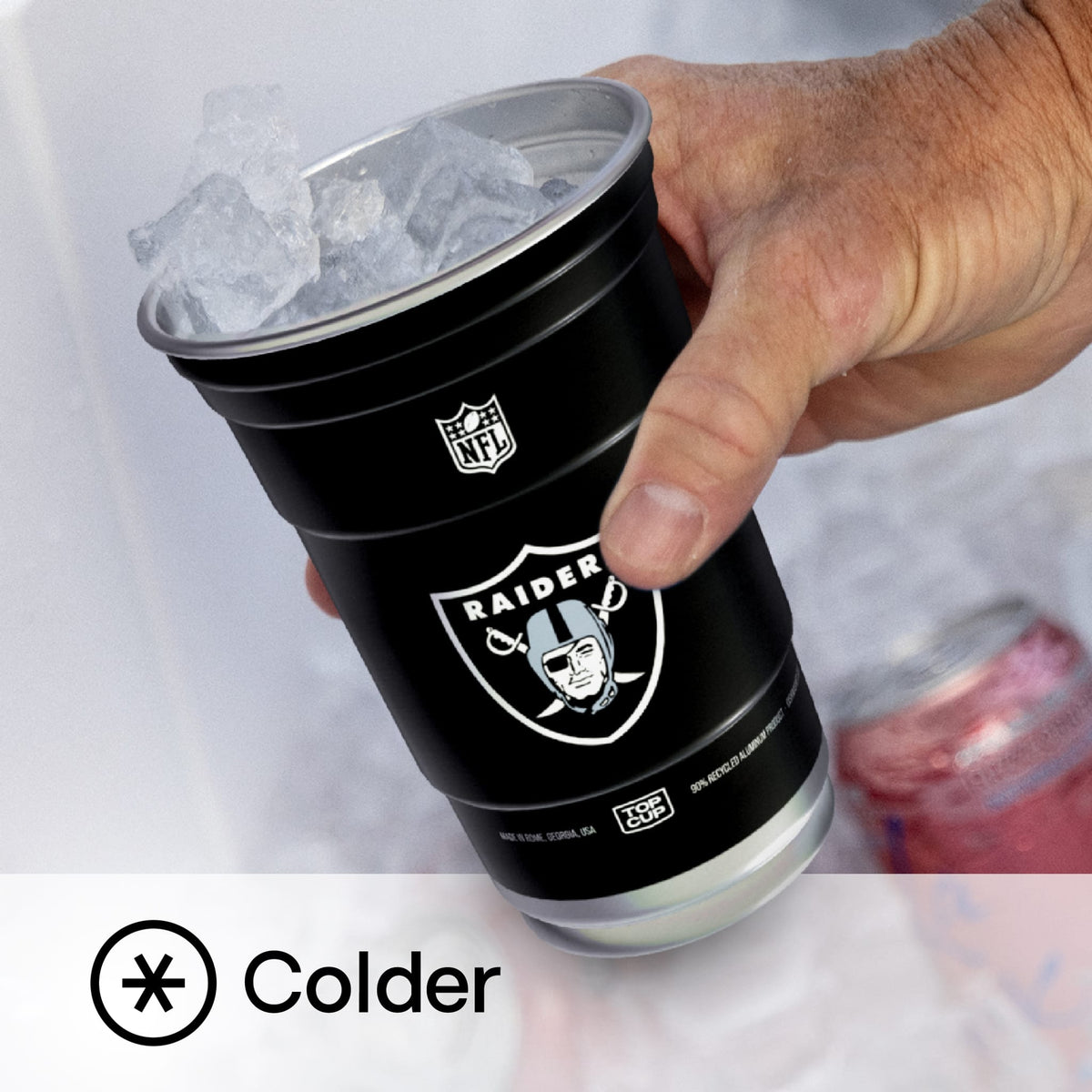 Top Cup Las Vegas Raiders NFL Aluminum Cup