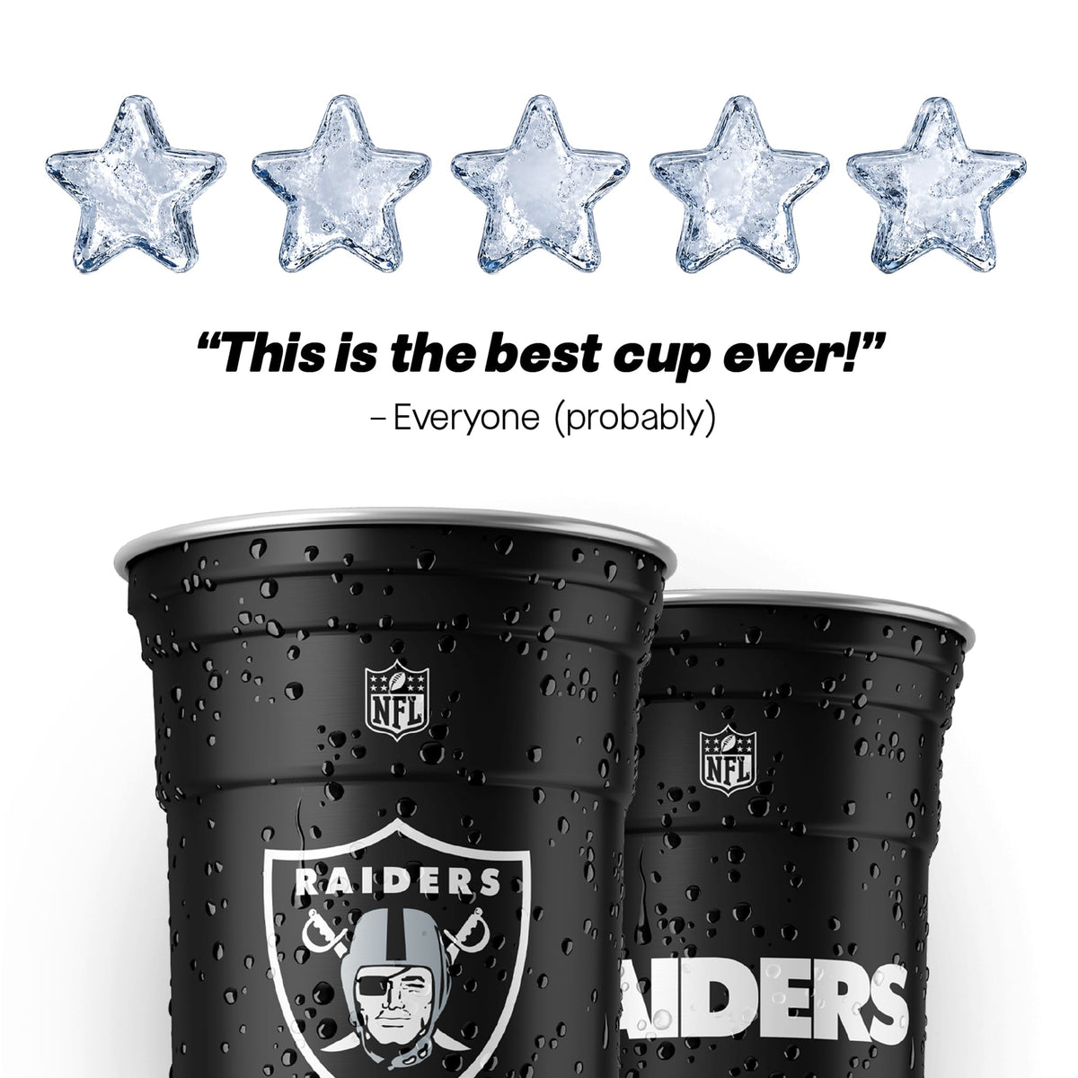 Top Cup Las Vegas Raiders NFL Aluminum Cup