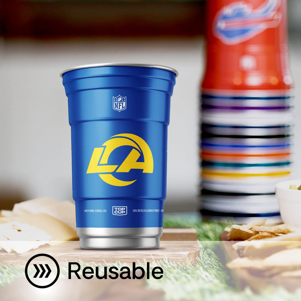 Top Cup Los Angeles Rams NFL Aluminum Cup