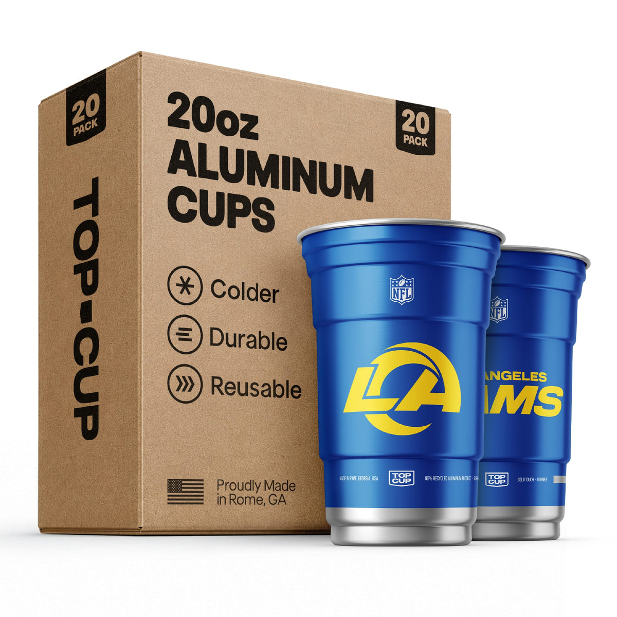 Top Cup Los Angeles Rams NFL Aluminum Cup