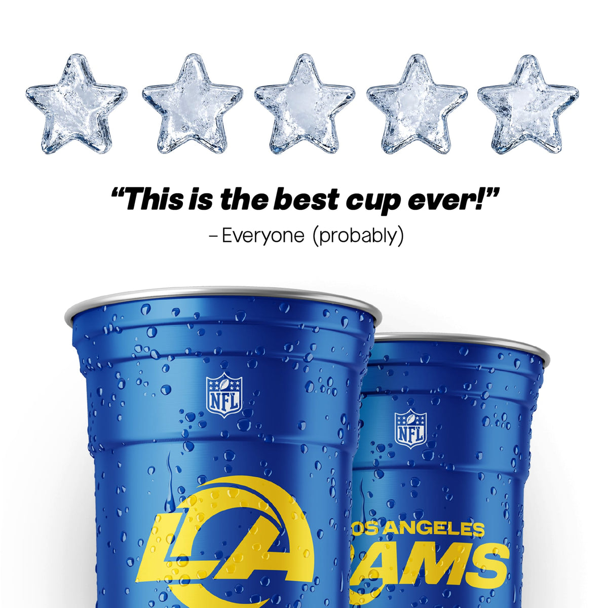 Top Cup Los Angeles Rams NFL Aluminum Cup