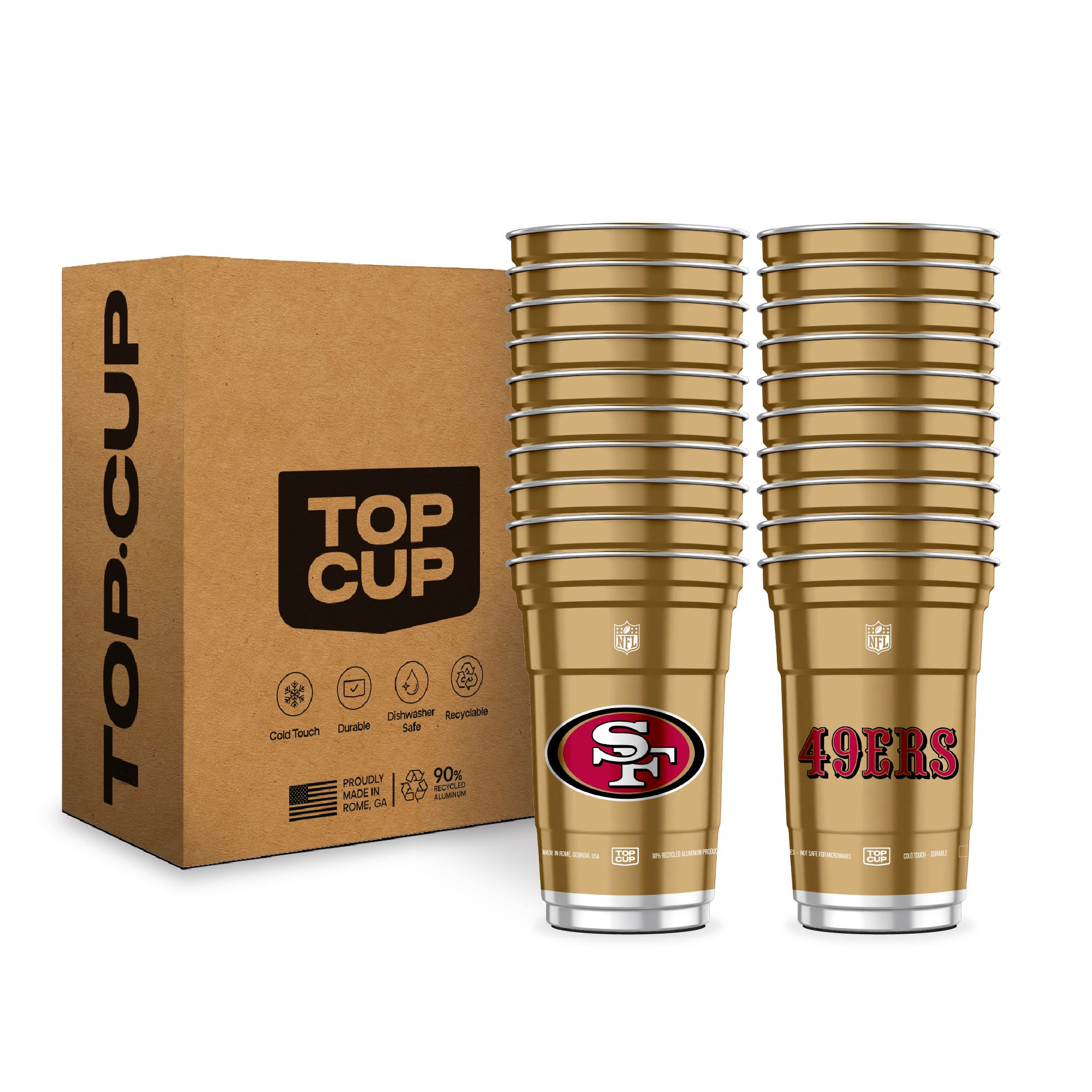 Top Cup San Francisco 49ers NFL Aluminum Cup