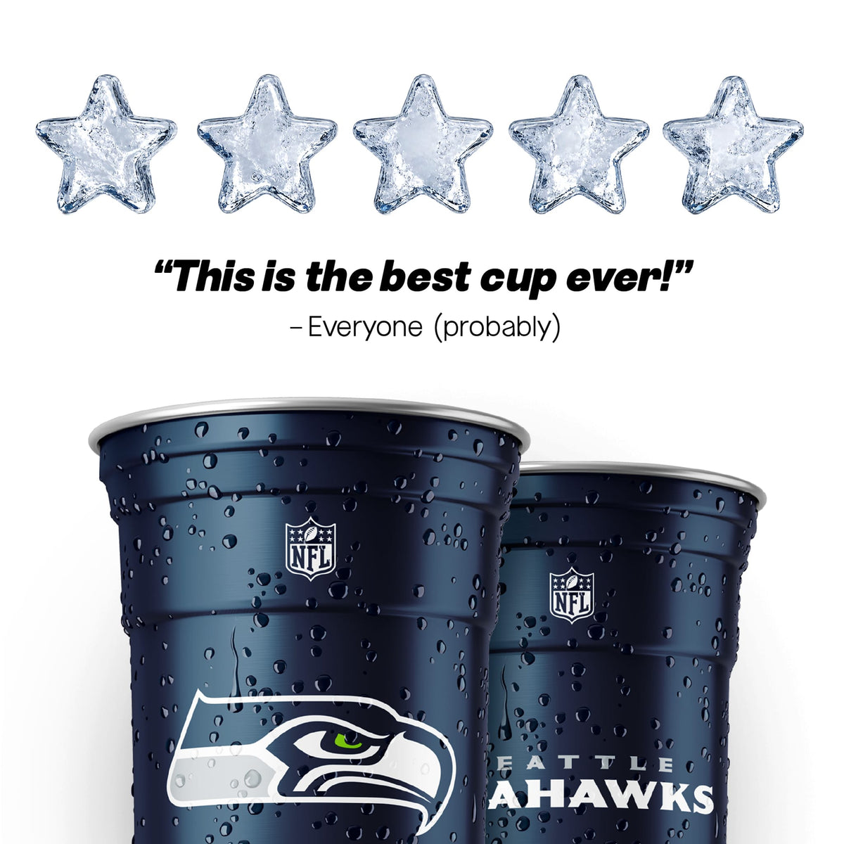 Top Cup Seattle Seahawks NFL Aluminum Cup