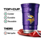 Top Cup Minnesota Vikings NFL Aluminum Cup