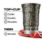 Top Cup Realtree Original Camo Aluminum Party Cups