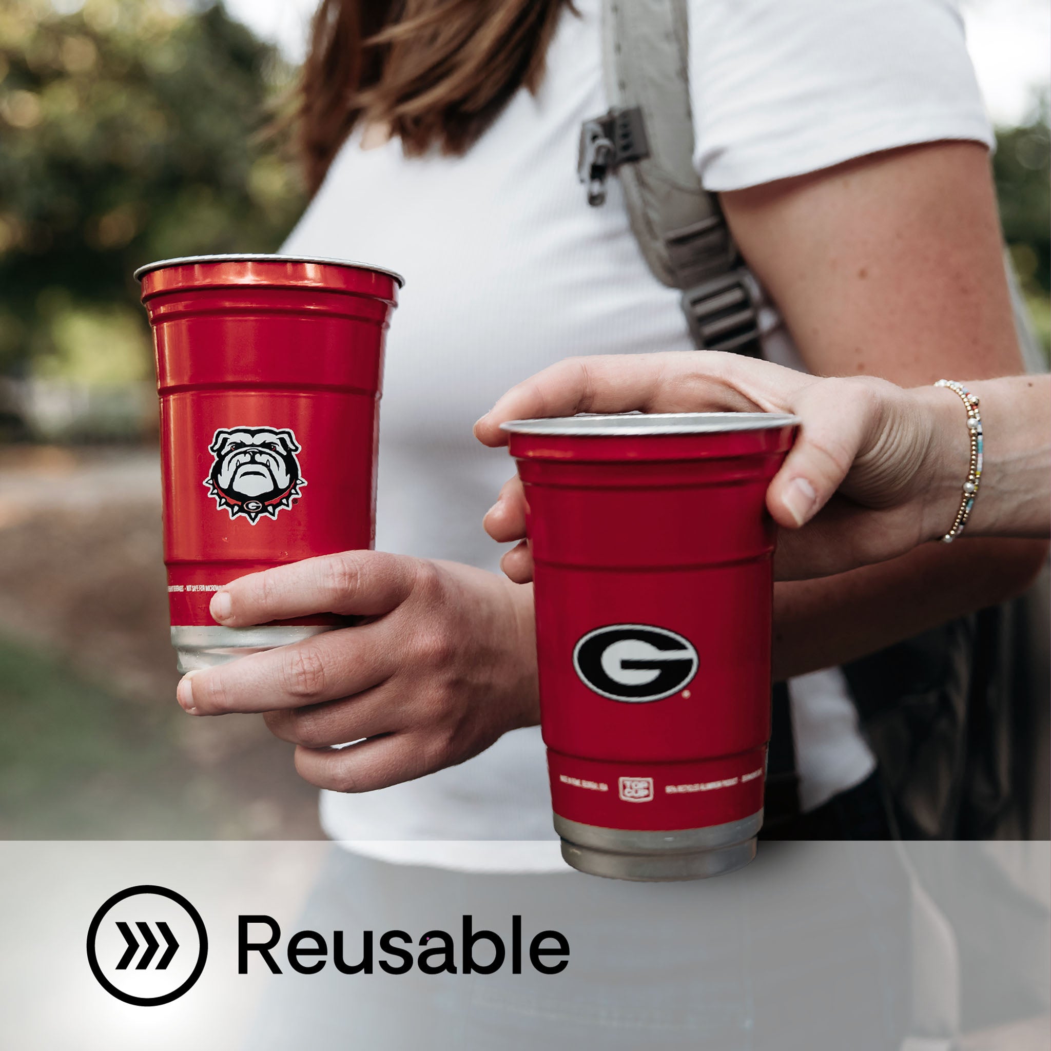 Top Cup University of Georgia Aluminum Party Cups