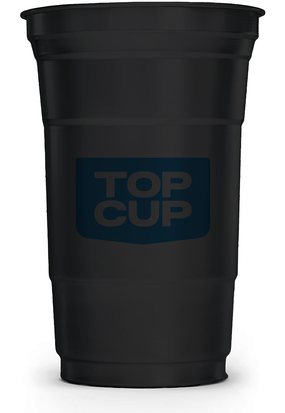 Darkened Top Cup aluminum cup