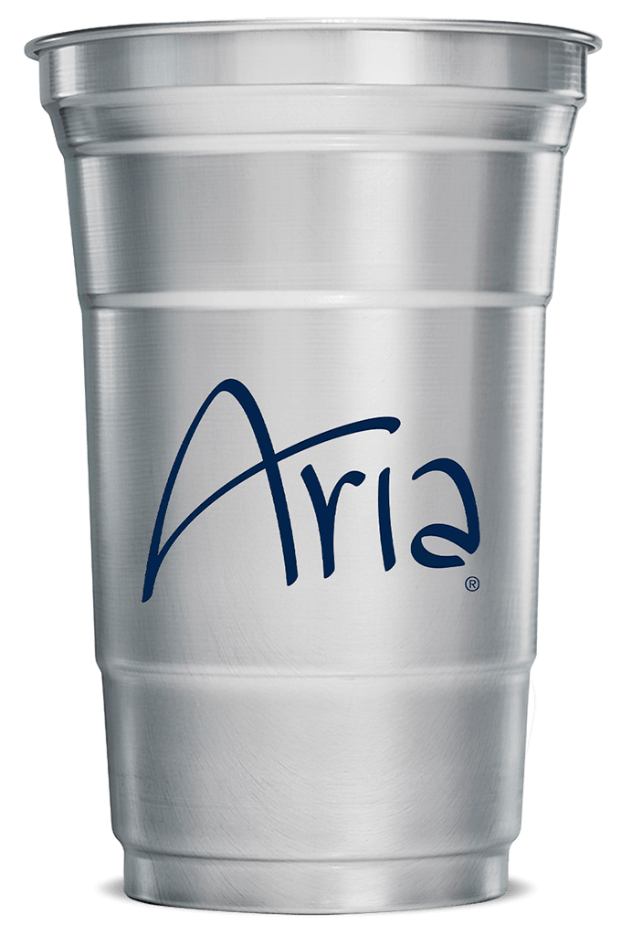 Aria custom branded Top Cup